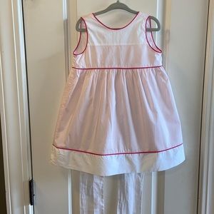 Bella Bliss pink & white toddler dress 2T